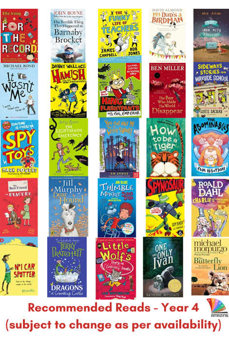 50 Recommended Reads for Year 4