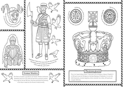 Kings, Queens & Palaces Colouring Book