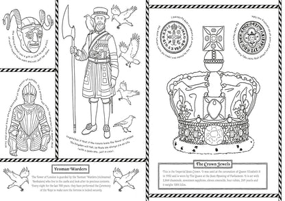Kings, Queens & Palaces Colouring Book