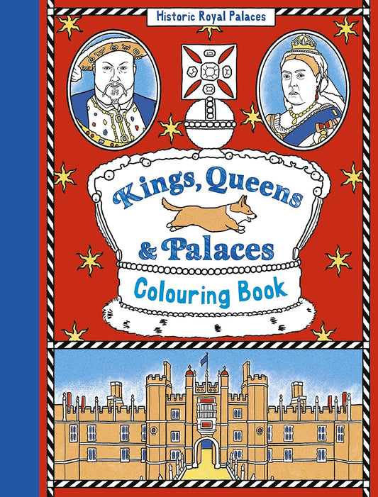 Kings, Queens & Palaces Colouring Book