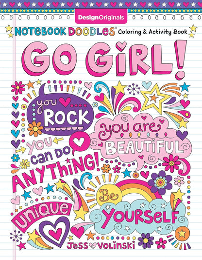 Go Girl! Notebook Doodles