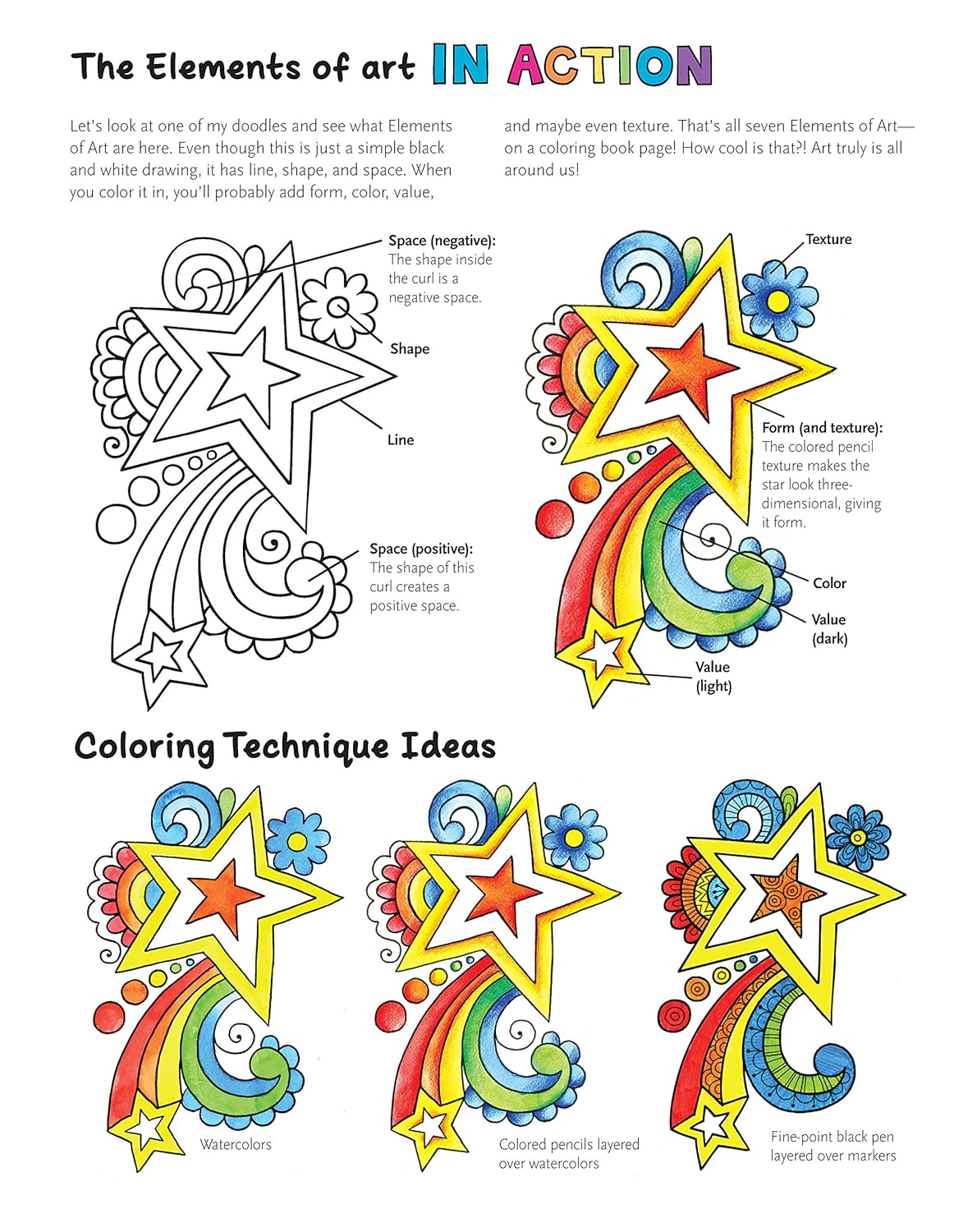 Go Girl! Notebook Doodles