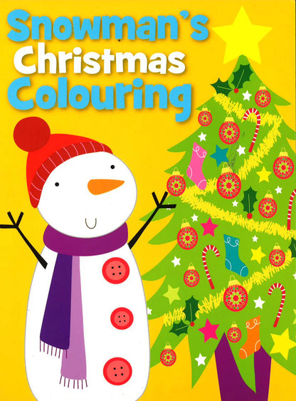 Snowman's Christmas Colouring