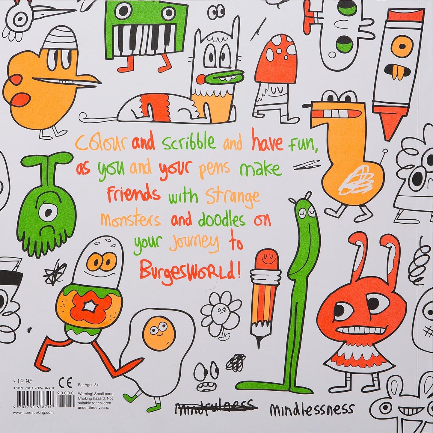 Jon Burgerman's Burgerworld: A Colouring Book