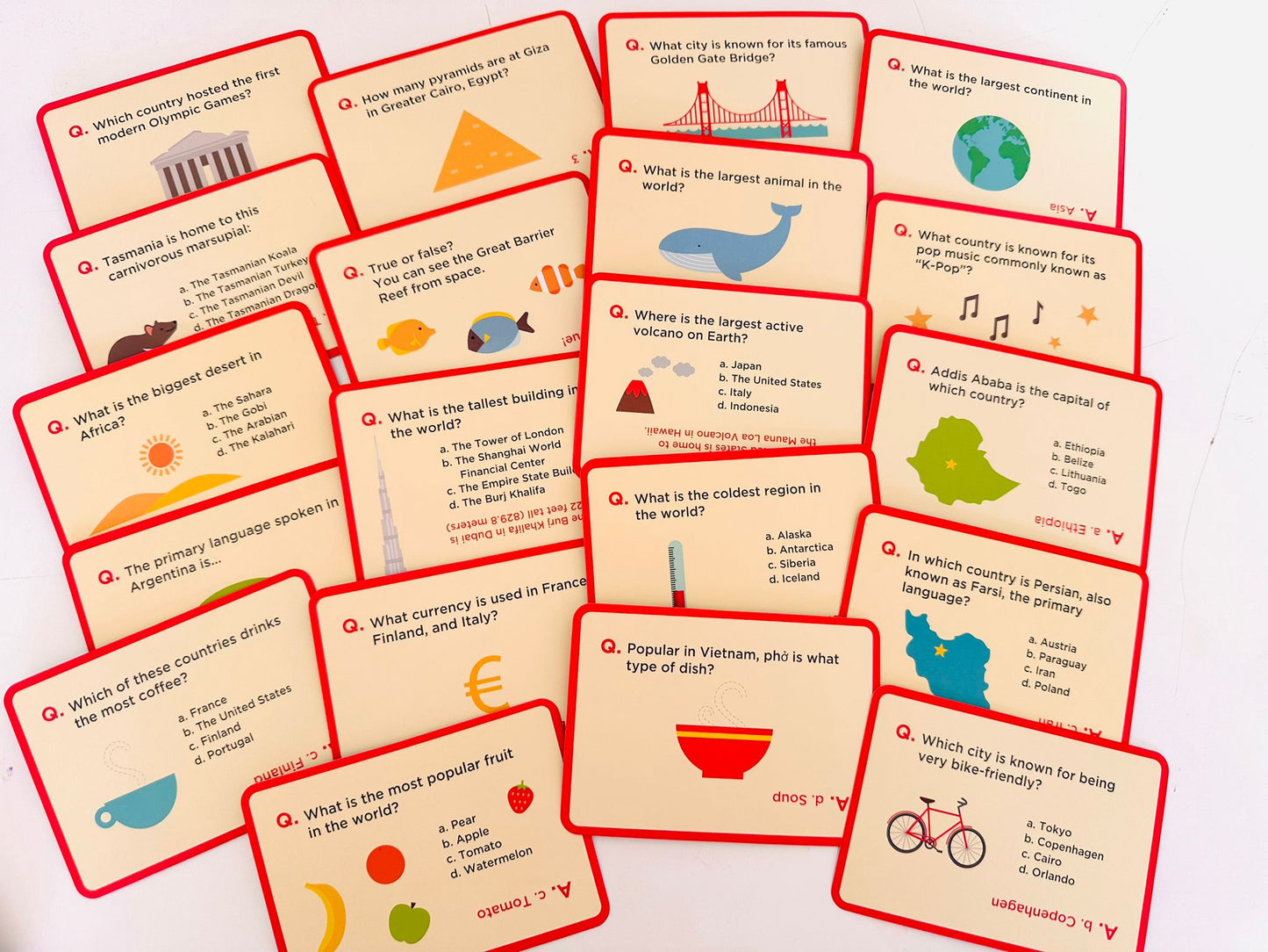 Our World - Trivia Cards (Pack of 25)