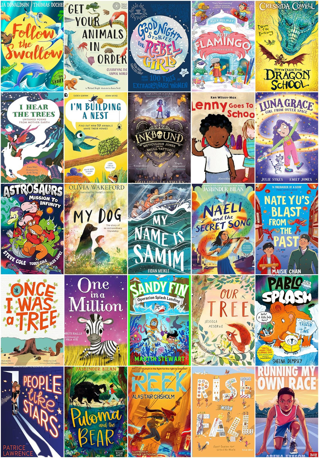 NATIONAL YEAR OF READING BOOKLIST ( 100 titles)