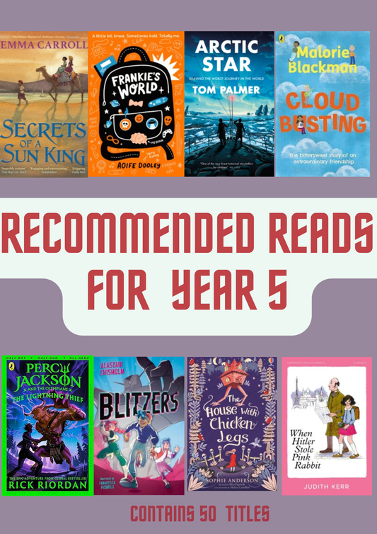 50 Recommended Reads for Year 5